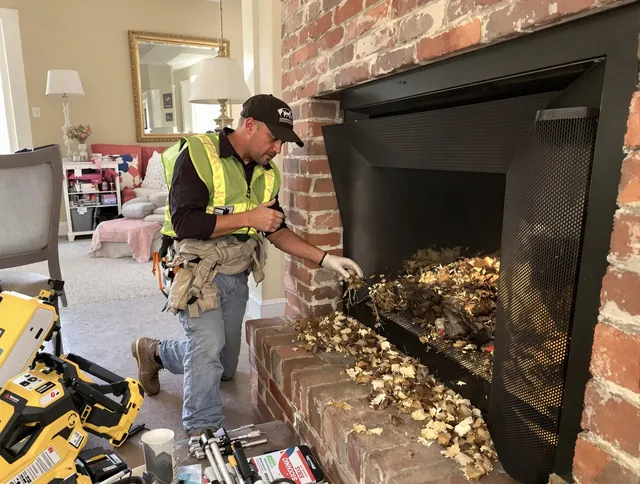 Safe screening installation by Tamiami Chimney Sweep in Tamiami, FL