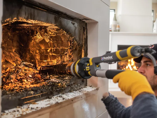 Professional chimney cleaning by Tamiami Chimney Sweep in Tamiami, FL