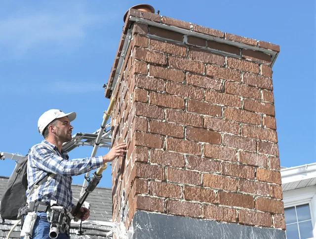Brickwork for a chimney rebuild by Tamiami Chimney Sweep in Tamiami, FL