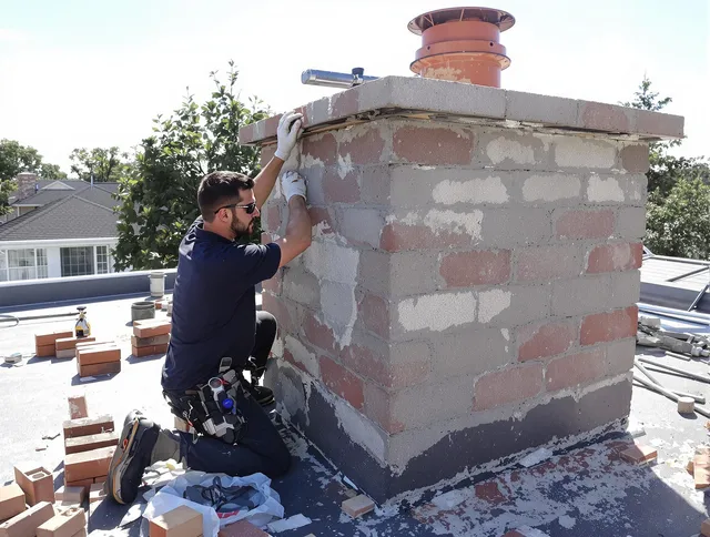 Advanced chimney repair process by Tamiami Chimney Sweep in Tamiami, FL