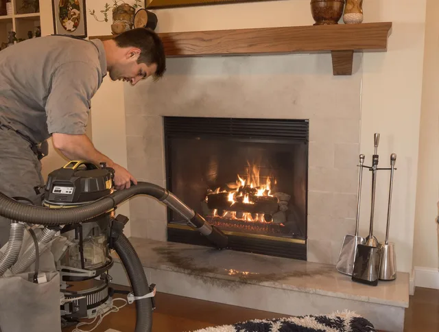 Routine fireplace upkeep by Tamiami Chimney Sweep in Tamiami, FL