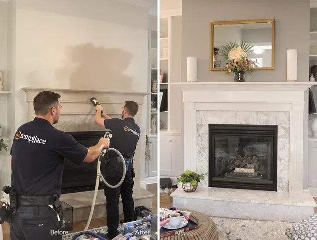 Professional soot removal by Tamiami Chimney Sweep team in Tamiami, FL
